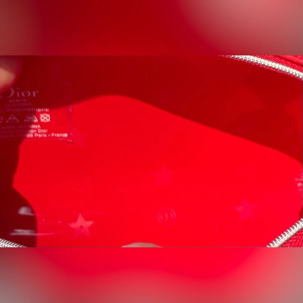 Dior Beaute Red Cosmetic Case and 3 Piece Beauty Set - Picture 6 of 8